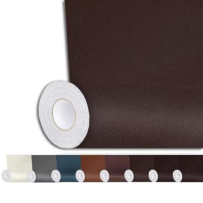 Leather Repair Patch Kit Dark Brown 3 x 60 inch Leather Repair Tape Self  Adhesive for Furniture, Couch, Sofa, Car Seats, Computer Chair, First Aid Vinyl  Repair Kit 