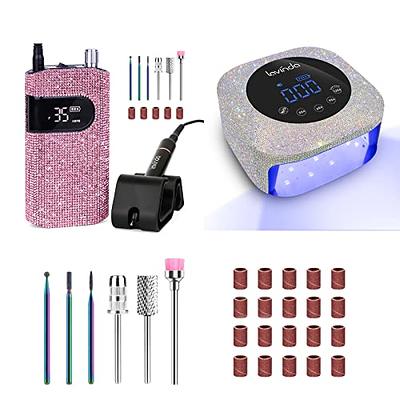 NXJ INFILILA Mini UV Light for Gel Nails Mini Nail Lamp Portable UV Light  for Nails 180°Opening Design USB Nail Dryer Curing All Gels 16W  Quick-Drying