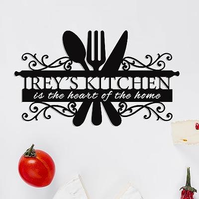 Custom Kitchen Sign Personalized Name & Established Date 