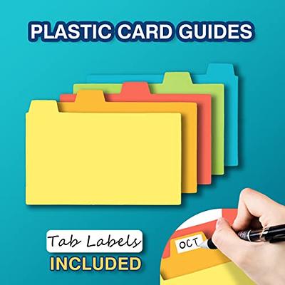  Neando Index Cards Guide Dividers 4x6 inches, The