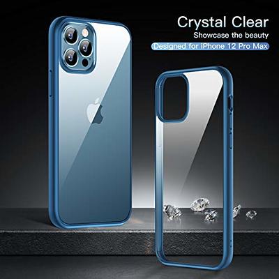 CASEKOO Crystal Clear [PRO] for iPhone 12 Pro Max Case, [Not Yellowing] [Military Grade Drop Tested] Shockproof Protective Phone Case Slim Thin Cover