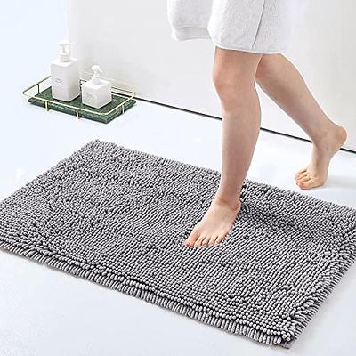 Muddy Mat AS-SEEN-ON-TV Highly Absorbent Microfiber Door Mat and Pet Rug,  Non Slip Thick Washable Area and Bath Mat Soft Chenille for Kitchen  Bathroom Bedroom Indoor and Outdoor - Blue Runner 59X24 