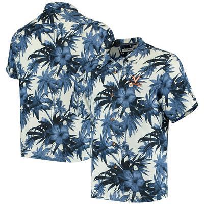 Men's Tommy Bahama Navy Dallas Cowboys Top of Your Game Camp Button-Up Shirt