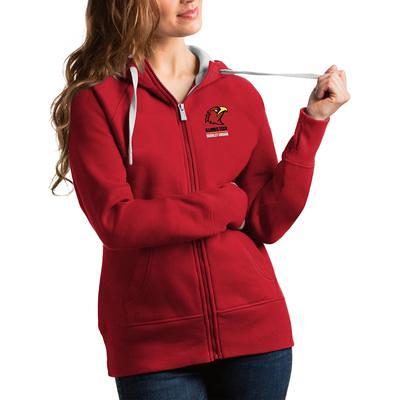 Men's Antigua Red Tennessee Titans Victory Pullover Hoodie