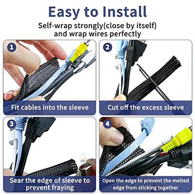 in Wall Cable Management Kit (White x2) + 306 Cord Hider - Cord