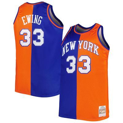 Men's Mitchell & Ness x Uninterrupted Orange New York Knicks Logo