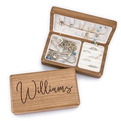 Personalized Engraved Name Jewelry Box, Personalized Gifts