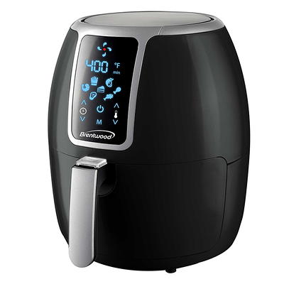 Brentwood Small 1400 Watt 4 Quart Electric Digital Air Fryer with  Temperature Control in Black - Yahoo Shopping