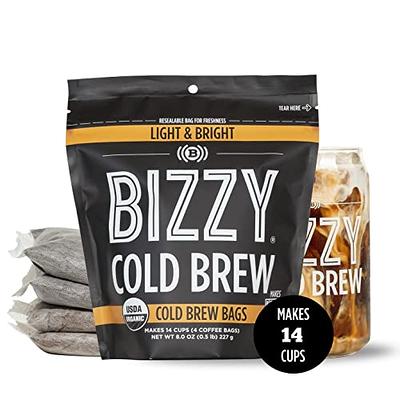 Bizzy Cold Brew Coffee, Decaf Blend, Coarse Ground Coffee, Specialty  Grade, 100% Arabica