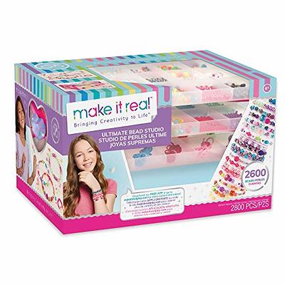 Make It Real – Ultimate Bead Studio. DIY Tween Girls Beaded Jewelry Making  Kit. Arts and Crafts Kit Guides Kids to Design and Create Beautiful  Bracelets, Necklaces, Rings and Headbands - Yahoo Shopping