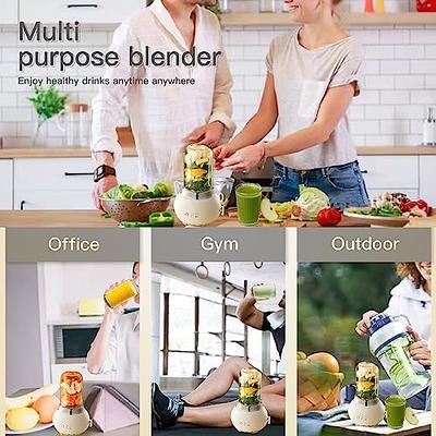 OTE Personal Blender for Shakes and Smoothie with 14 OZ High Boron Glass  Container To Go ​400ml Small Portable Electric Juicer Mixers for Fruit best