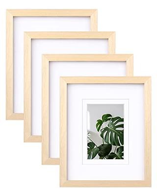 ZWYAN 6x8 Picture Frame Ultra-Thin Aluminum Alloy Photo Poster Frame  Display Pictures 4x6 with Mat or 6x8 Without Mat,Black - Yahoo Shopping