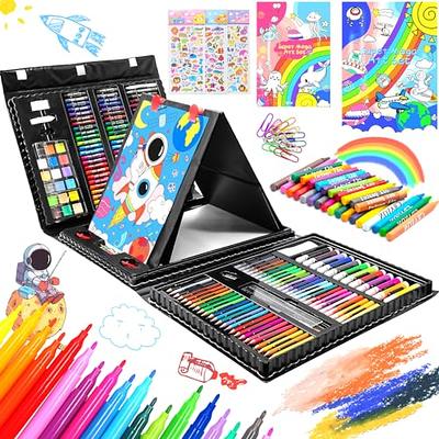 Animal scratch art rainbow painting paper, Engraving Art & Craft Sets,  Creative foil scratch art toys gift, DIY sketch card scratchboard for Kids  & Adults, Women - 16'' x 11.2'' with 3