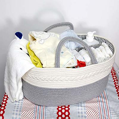 SNHOHIAK 2 Pack Baby Diaper Caddy Organizer，Portable Nursery Essentials  Storage Basket for Car,diaper caddy organizer with handle,baby organizer  for nursery - Yahoo Shopping