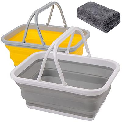 16L Collapsible Bucket, Large Collapsible Mop Bucket 4.2 Gallon