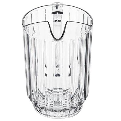 RW Base 32 Ounce Beer Pitcher, 1 Durable Restaurant Pitcher - Hard Plastic, Serve Soda, Lemonade, Juice, or Sangria, Clear Plastic Water Pitcher, for