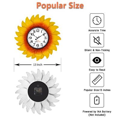 Sunflower Decorative Thermometer for Outside Outdoor Thermometers