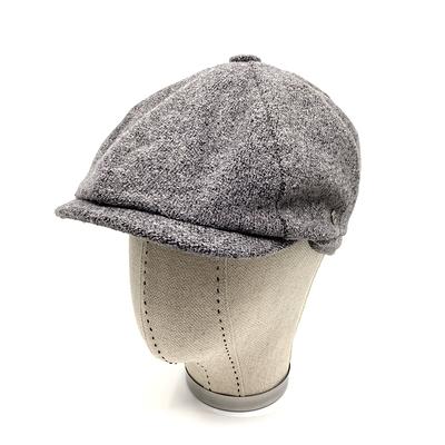 The Original Boston Scally Cap - The Peaky Newsboy Flat Cap - 6 Panel  Cotton Fitted Hat for Men - Grey Herringbone - Yahoo Shopping