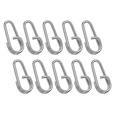 AMYSPORTS Stainless Steel Split Rings Saltwater High Strength Fishing Split  Ring Line Connector Fishing Split Rings Freshwater Loop 100pcs 68lbs -  Yahoo Shopping