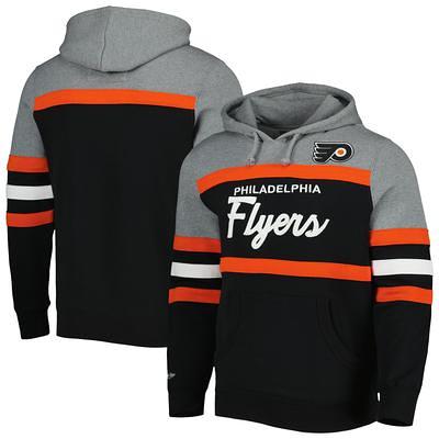 Mitchell & Ness Orange/Heathered Gray Cleveland Browns Head Coach Pullover Hoodie