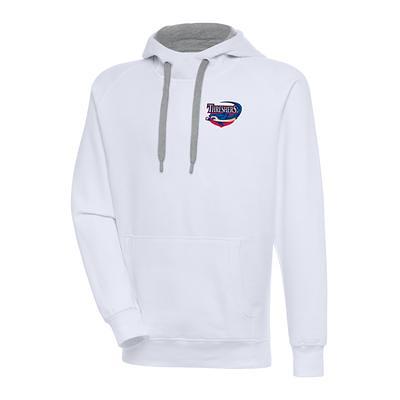 Women's Antigua Navy Clearwater Threshers Victory Pullover Hoodie