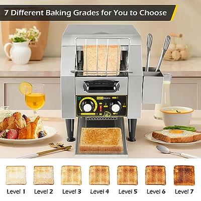 Commercial 6 / 4 Slice Electric Toaster Snack Bar Equipment / Toast Bread  Machine