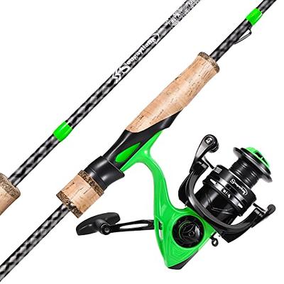 Sougayilang Fishing Rod and Reel Combos Carbon Fiber Telescopic