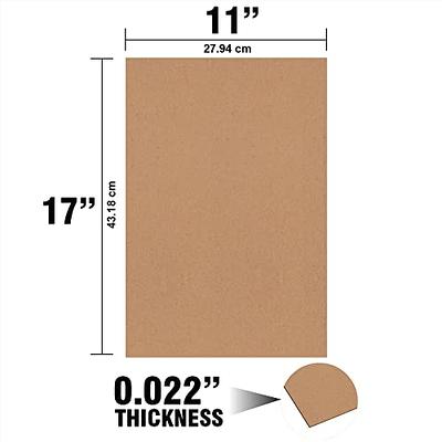 Chipboard Sheets, Lightweight .022 Thick - Cardboard Sheets, Hardboard for  Mailing, Shipping Pads, Craft Board, Scrapbooking, Picture Frame and  Document Prints Backing (11 x 17, 5-Pack) - Yahoo Shopping