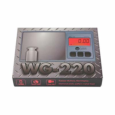 Gram Scale 220g/ 0.01g, Digital Pocket Scale 100g Calibration Weight,Mini  Jewelry Scale, Kitchen Scale,6 Units Conversion, Tare & LCD Display, Auto