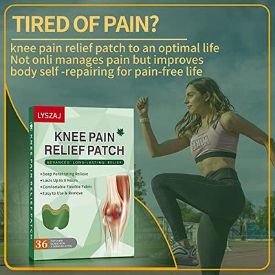 Absorbine Jr. Knee Pain Relief Patches, Pain Patch with Menthol for Knee  Pain, Cramps and Joint Pain, 6 Ct