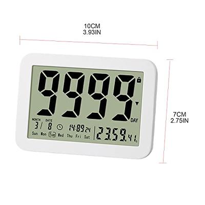 HOT SALE Digital Kitchen Timer With 100 Hour Clock Count Down For Kid  Teacher Cook,45° Display LCD&Security Lock,Time Management