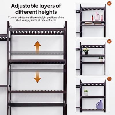 Kitchen Over Sink Tidy Shelf Rack, Made of Waterproof Bamboo