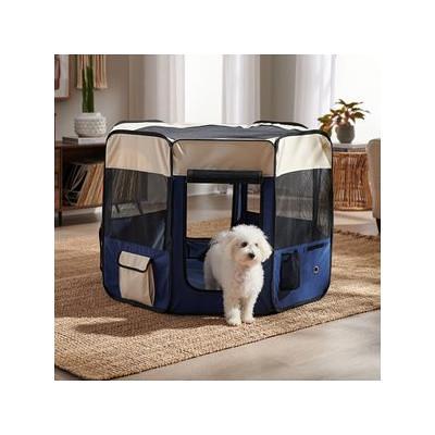 Diggs Groov Navy Ice Training Aid, Treat Dispensing Toy Dog Crate, 5.9 L X  3.9 W X 3 H