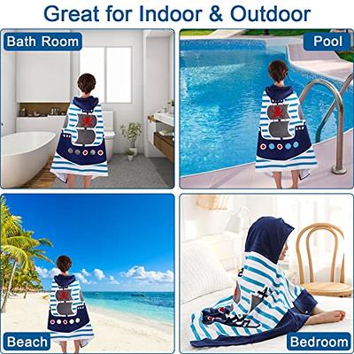  Ultra Soft Bath Towel Set of 4, Blue Extra Large Textured  Microfiber Luxury Towels 35x70 in, Quick Dry, Highly Absorbent, Fluffy,  Oversized, for Bathroom Shower Pool Hotel Beach : Home 