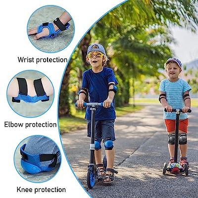 PAPAISON Kids/Youth Knee Pad, Elbow Pads & Wrist Guards for Inline