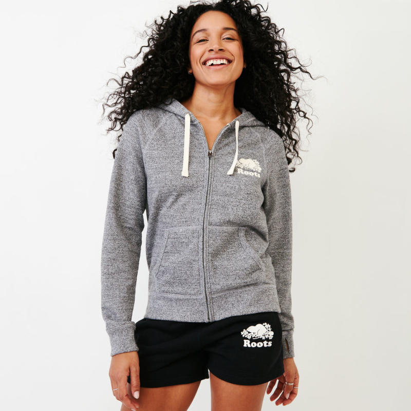 roots zip up sweater