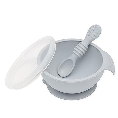 Ali+Oli Suction Bowl & Spoon Set (Blush)