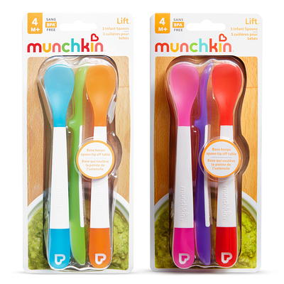 Munchkin White Hot Safety Spoons, BPA-Free, 4 Pack