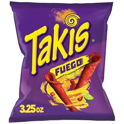 Takis Fuego Crisps Hot Chili Pepper & Lime Potato Crisps, 5.5 oz