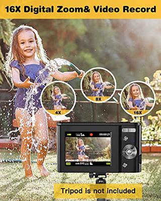 Digital Camera for Kids, Vmotal FHD 1080P Kids Camera 20MP Cameras for  Photography 2.8 inch LCD Point and Shoot Digital Cameras Vlogging Camera  for Kids Teens Beginners Elderly