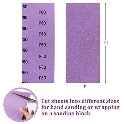 LotFancy 60 to 2000 Grit Sandpaper Assortment, 30PCS 9 x 3.6” White Fused  Alumina Wet Dry Sanding Sheets, for Automotive Metal Sanding Polishing,  Wood Finishing, Purple - Yahoo Shopping