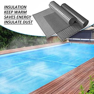 Solar Pool Cover 16-Mil 7 x 7 FT Hot Tub Thermal Blanket Heavy Duty  Floating Bubble Insulation Covers for Inground Pools Hot Tubs SPA  Insulating Solar Heating, Sliver - Yahoo Shopping