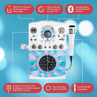 Karaoke Machine for Adults and Kids with 2 Microphones, Streams