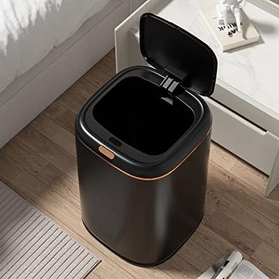 Baffect Slim Bathroom Trash Can with Lid, 8 L/2.1 Gallons Stainless Steel  Step Trash Can with Removable Inner Bucket for Office, Kitchen, Bedroom