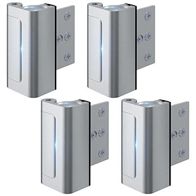 4 Pack Home Security Door Lock Withstand 800 lbs for Inward