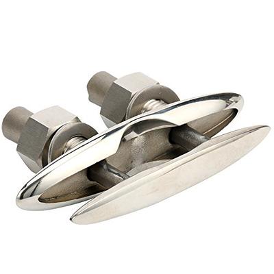 Amarine Made Stainless Steel Open Base Cleat-6 Inch Boat Cleats