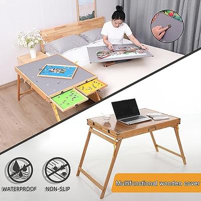 Best gift folding puzzle table with drawers folding table for puzzles and  board games 1500 puzzle table