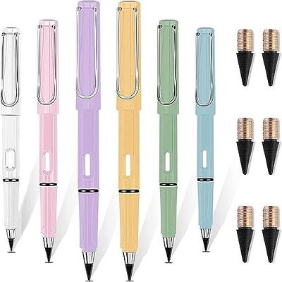 lyforx 8pcs Infinity Pencil Forever Pencil with Eraser Cute