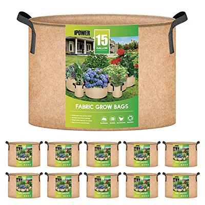 Ohiyoo Potato Grow Bags, 6 Pack 15 Gallon Potato Planter Fabric