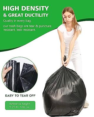 Small Trash Bags,4-6 Gallon Compostable Garbage Bags,AYOTEE Unscented Leak  Proof Biodegradable Bags Wastebasket Liners for Office,Home,Bathroom